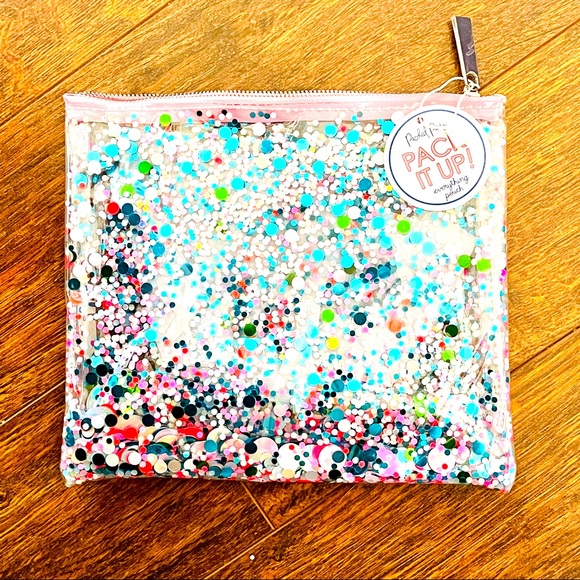 *NWT* Confetti Style Pouch/Make up Bag - Picture 3 of 5